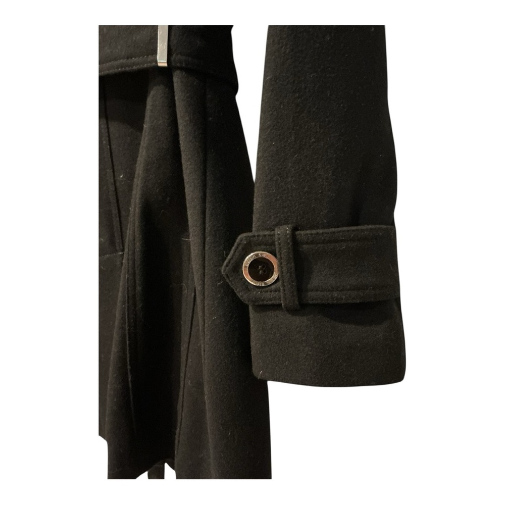 Calvin Klein Women’s Wool Blend Belted Trench Coat – Size XS – Black - Picture 9 of 12